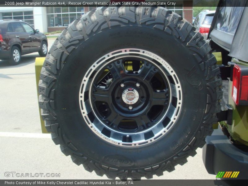 Rescue Green Metallic / Dark Slate Gray/Medium Slate Gray 2008 Jeep Wrangler Rubicon 4x4