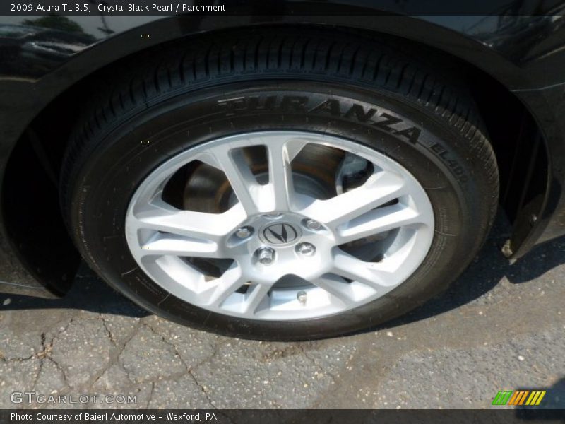 Crystal Black Pearl / Parchment 2009 Acura TL 3.5