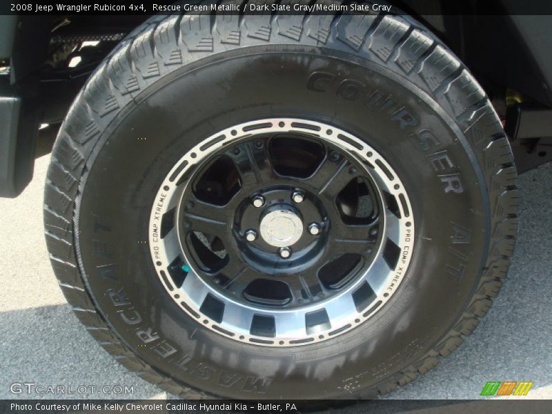 Rescue Green Metallic / Dark Slate Gray/Medium Slate Gray 2008 Jeep Wrangler Rubicon 4x4