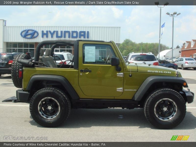 Rescue Green Metallic / Dark Slate Gray/Medium Slate Gray 2008 Jeep Wrangler Rubicon 4x4