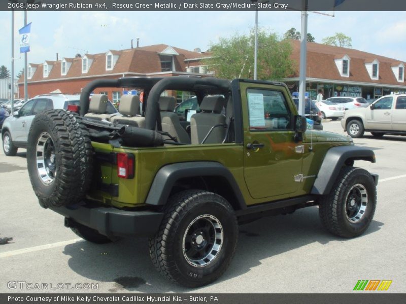 Rescue Green Metallic / Dark Slate Gray/Medium Slate Gray 2008 Jeep Wrangler Rubicon 4x4