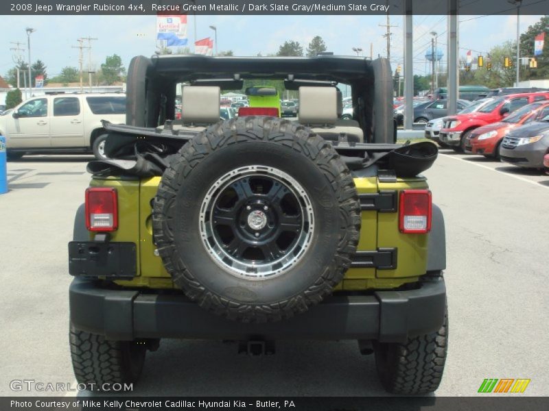 Rescue Green Metallic / Dark Slate Gray/Medium Slate Gray 2008 Jeep Wrangler Rubicon 4x4