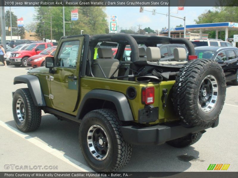 Rescue Green Metallic / Dark Slate Gray/Medium Slate Gray 2008 Jeep Wrangler Rubicon 4x4
