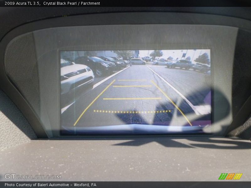 Crystal Black Pearl / Parchment 2009 Acura TL 3.5