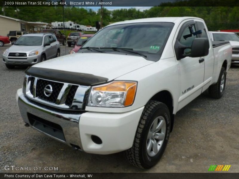 Blizzard White / Almond 2009 Nissan Titan SE King Cab 4x4