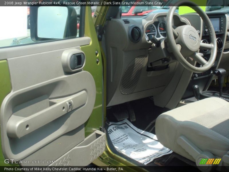 Rescue Green Metallic / Dark Slate Gray/Medium Slate Gray 2008 Jeep Wrangler Rubicon 4x4
