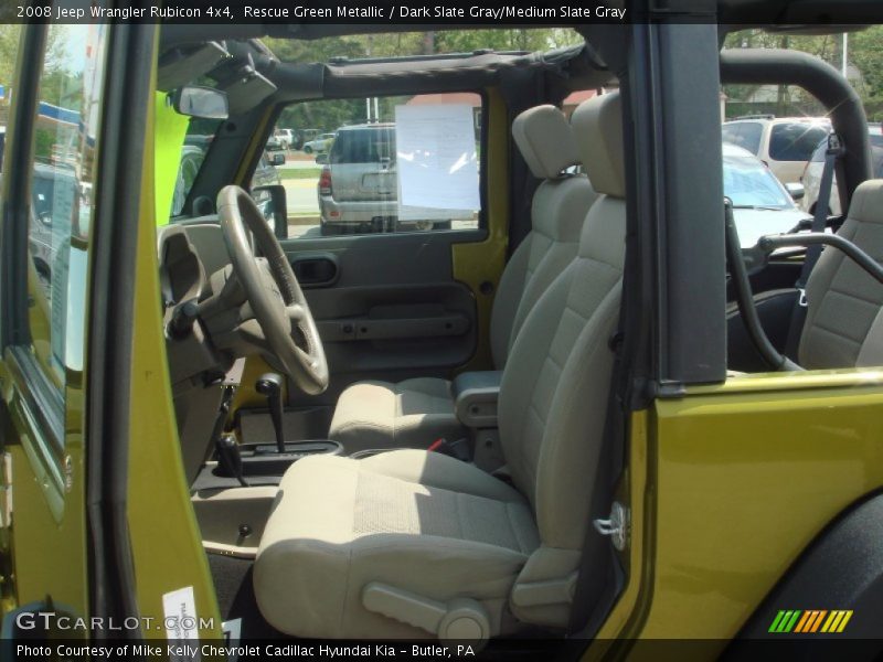 Rescue Green Metallic / Dark Slate Gray/Medium Slate Gray 2008 Jeep Wrangler Rubicon 4x4