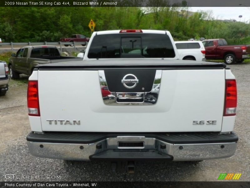 Blizzard White / Almond 2009 Nissan Titan SE King Cab 4x4