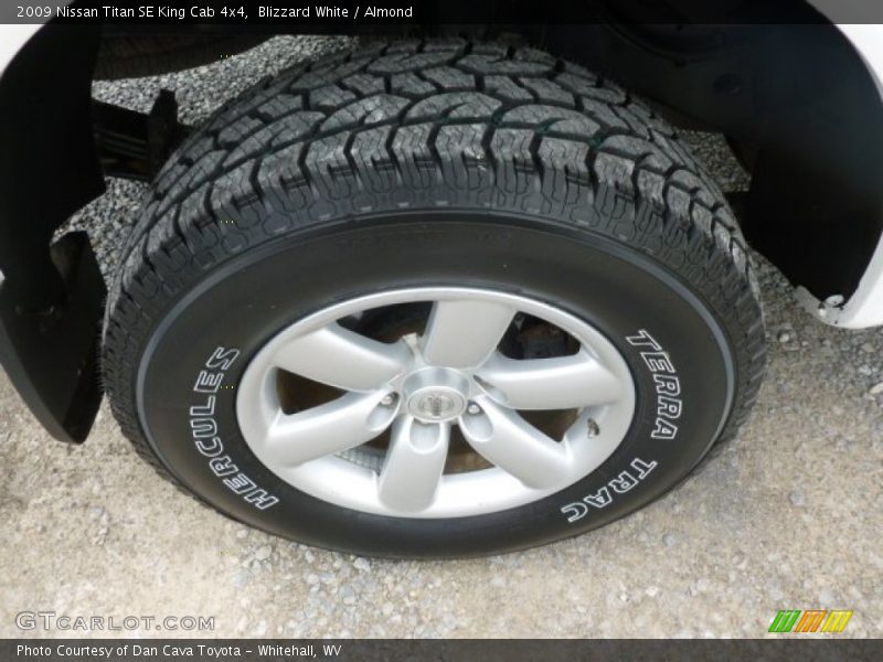 Blizzard White / Almond 2009 Nissan Titan SE King Cab 4x4
