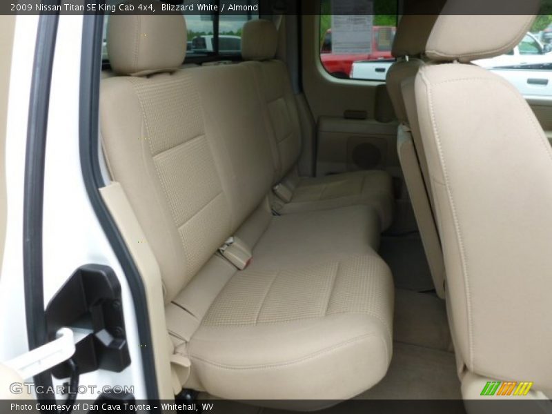 Blizzard White / Almond 2009 Nissan Titan SE King Cab 4x4