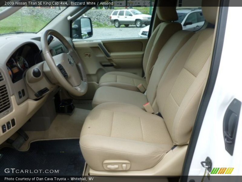 Blizzard White / Almond 2009 Nissan Titan SE King Cab 4x4