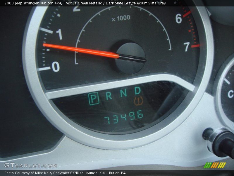 Rescue Green Metallic / Dark Slate Gray/Medium Slate Gray 2008 Jeep Wrangler Rubicon 4x4