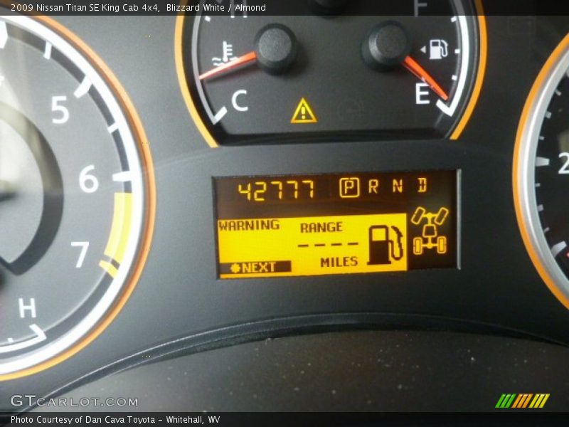 Blizzard White / Almond 2009 Nissan Titan SE King Cab 4x4