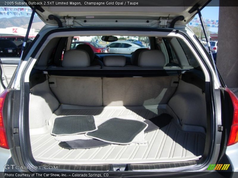 Champagne Gold Opal / Taupe 2005 Subaru Outback 2.5XT Limited Wagon