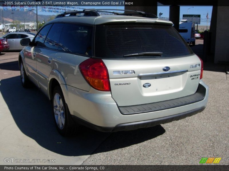 Champagne Gold Opal / Taupe 2005 Subaru Outback 2.5XT Limited Wagon