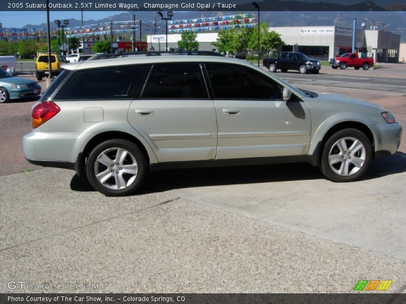 Champagne Gold Opal / Taupe 2005 Subaru Outback 2.5XT Limited Wagon