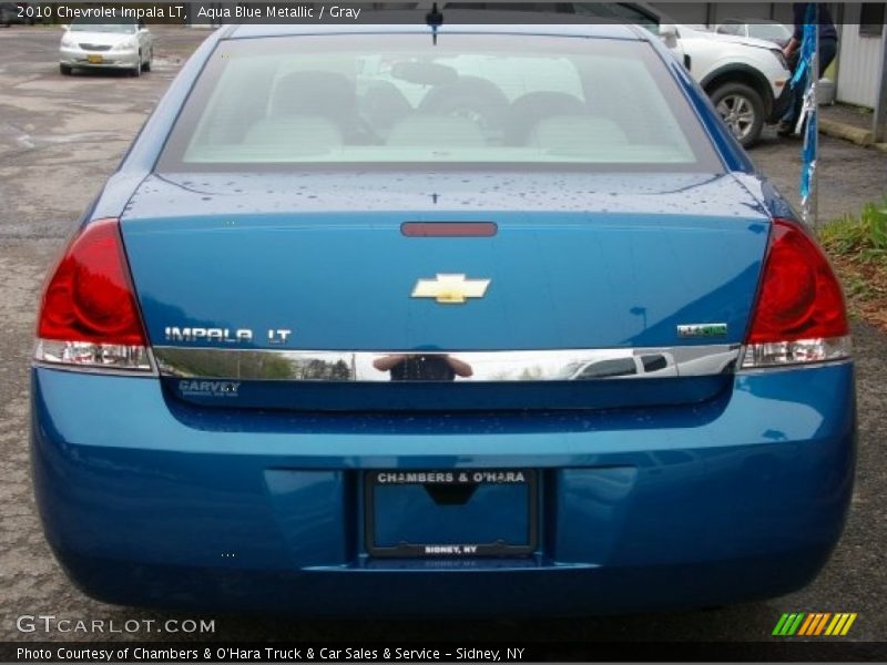 Aqua Blue Metallic / Gray 2010 Chevrolet Impala LT