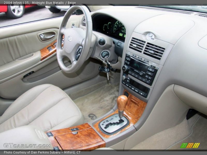 Midnight Blue Metallic / Beige 2004 Infiniti I 35