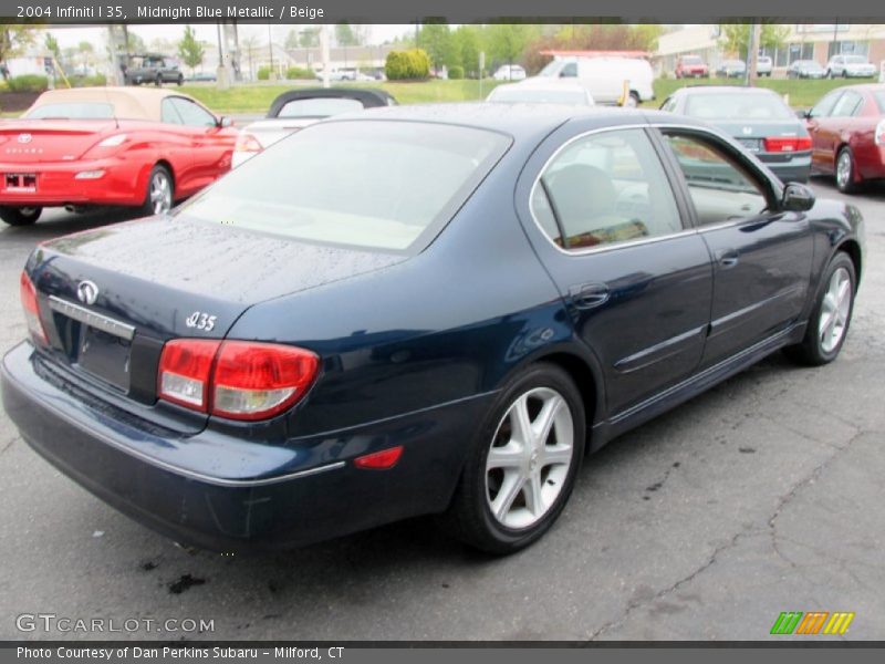 Midnight Blue Metallic / Beige 2004 Infiniti I 35