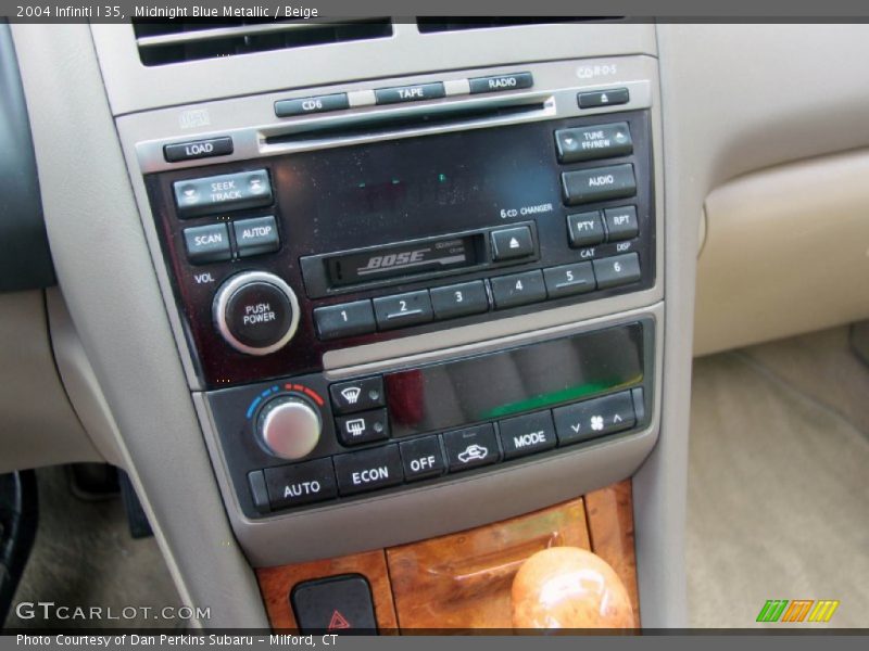 Midnight Blue Metallic / Beige 2004 Infiniti I 35