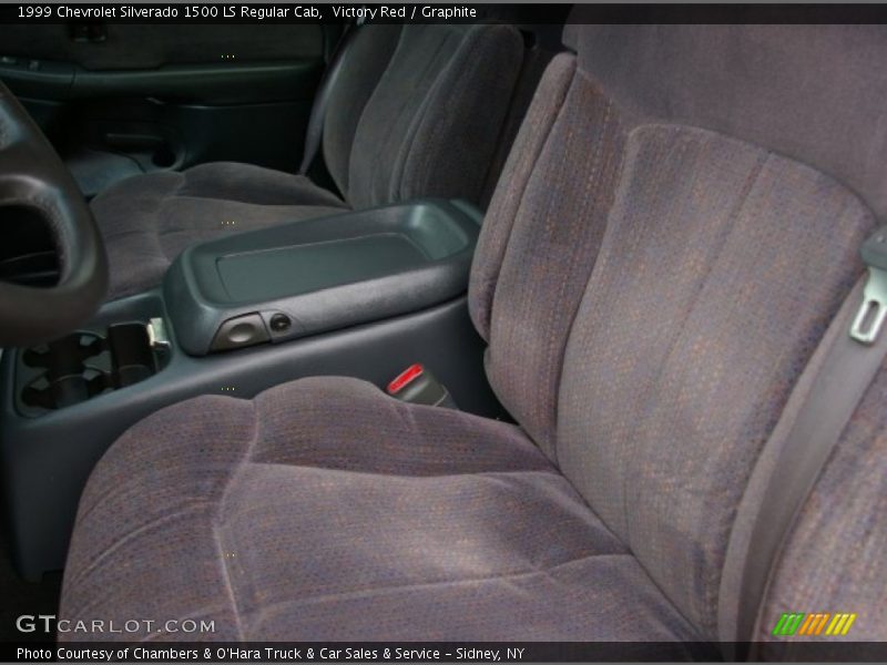Victory Red / Graphite 1999 Chevrolet Silverado 1500 LS Regular Cab