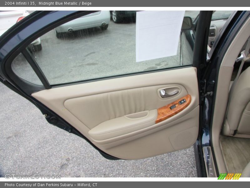 Midnight Blue Metallic / Beige 2004 Infiniti I 35