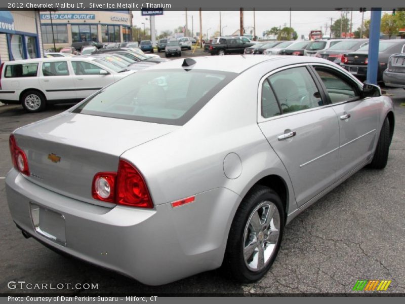 Silver Ice Metallic / Titanium 2012 Chevrolet Malibu LT