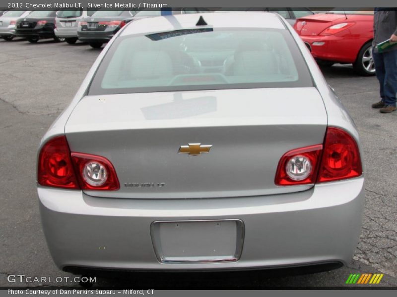 Silver Ice Metallic / Titanium 2012 Chevrolet Malibu LT
