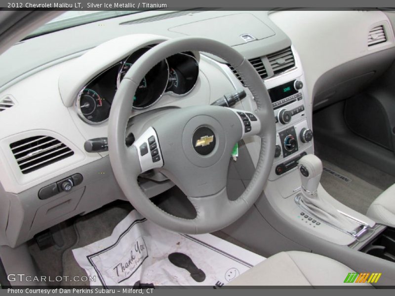 Silver Ice Metallic / Titanium 2012 Chevrolet Malibu LT