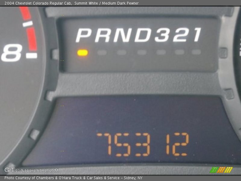 Summit White / Medium Dark Pewter 2004 Chevrolet Colorado Regular Cab