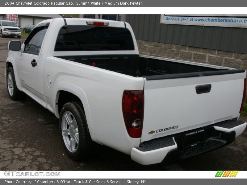 Summit White / Medium Dark Pewter 2004 Chevrolet Colorado Regular Cab
