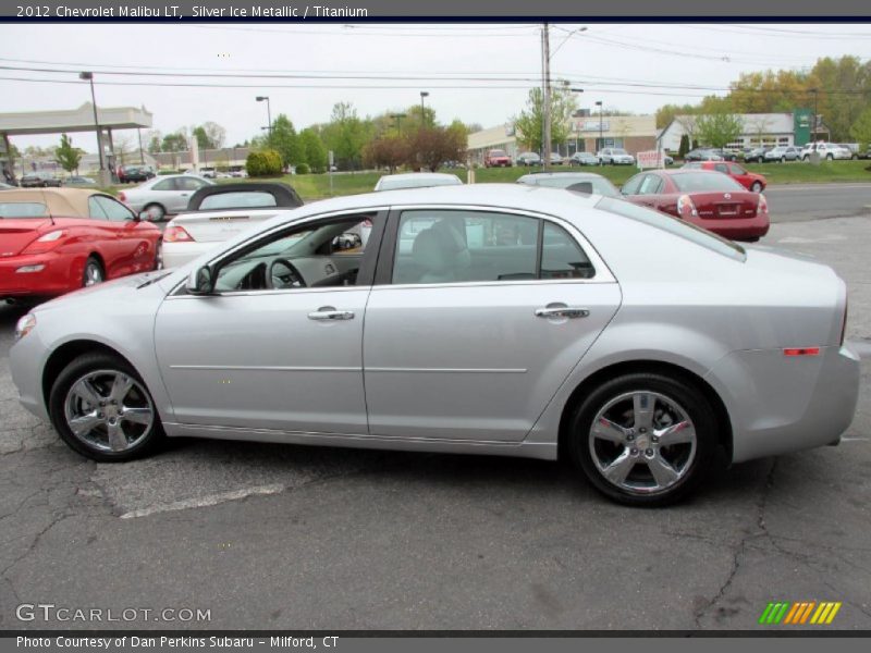 Silver Ice Metallic / Titanium 2012 Chevrolet Malibu LT