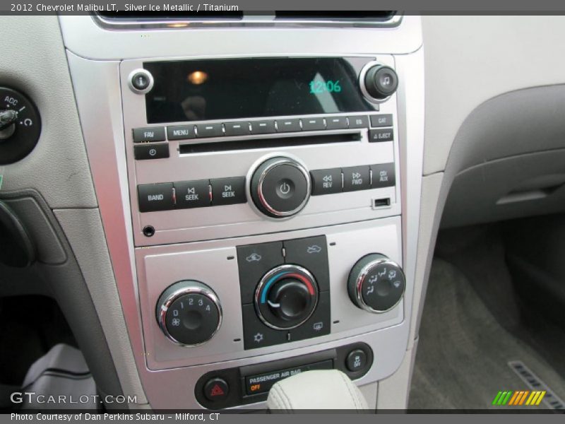 Silver Ice Metallic / Titanium 2012 Chevrolet Malibu LT