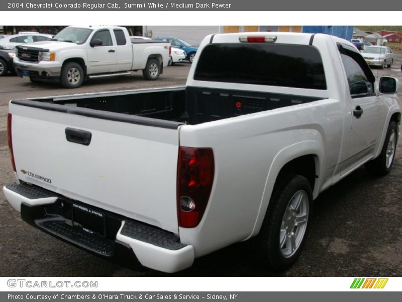 Summit White / Medium Dark Pewter 2004 Chevrolet Colorado Regular Cab