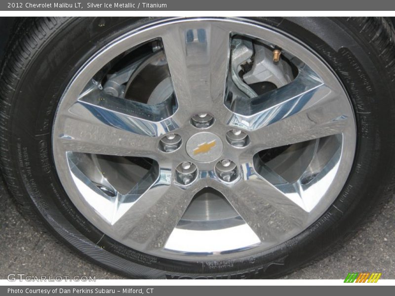 Silver Ice Metallic / Titanium 2012 Chevrolet Malibu LT