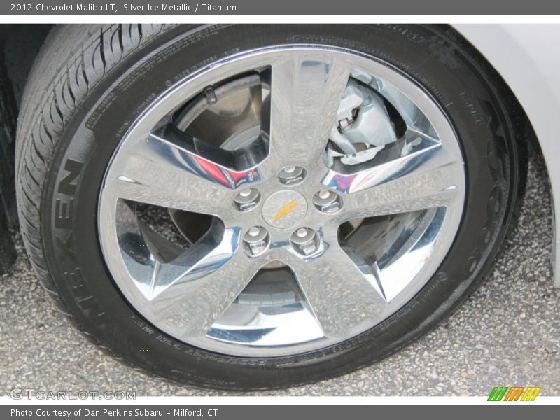 Silver Ice Metallic / Titanium 2012 Chevrolet Malibu LT
