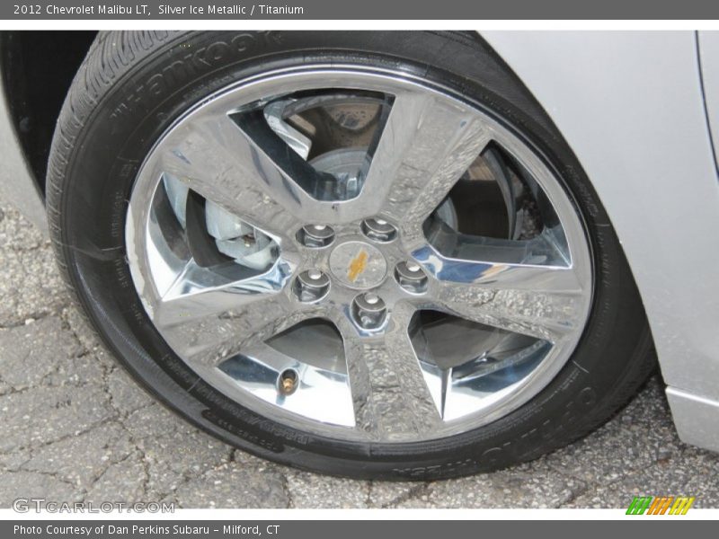 Silver Ice Metallic / Titanium 2012 Chevrolet Malibu LT