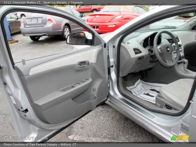 Silver Ice Metallic / Titanium 2012 Chevrolet Malibu LT