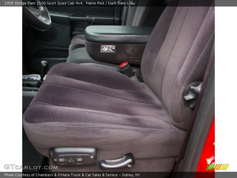 Flame Red / Dark Slate Gray 2005 Dodge Ram 1500 Sport Quad Cab 4x4