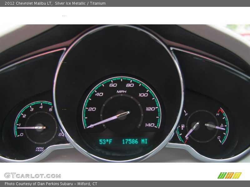 Silver Ice Metallic / Titanium 2012 Chevrolet Malibu LT