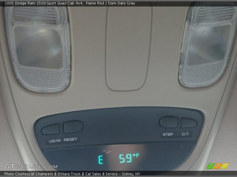 Flame Red / Dark Slate Gray 2005 Dodge Ram 1500 Sport Quad Cab 4x4