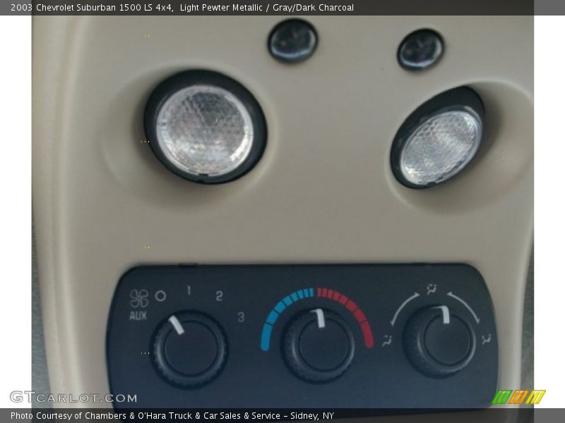 Light Pewter Metallic / Gray/Dark Charcoal 2003 Chevrolet Suburban 1500 LS 4x4