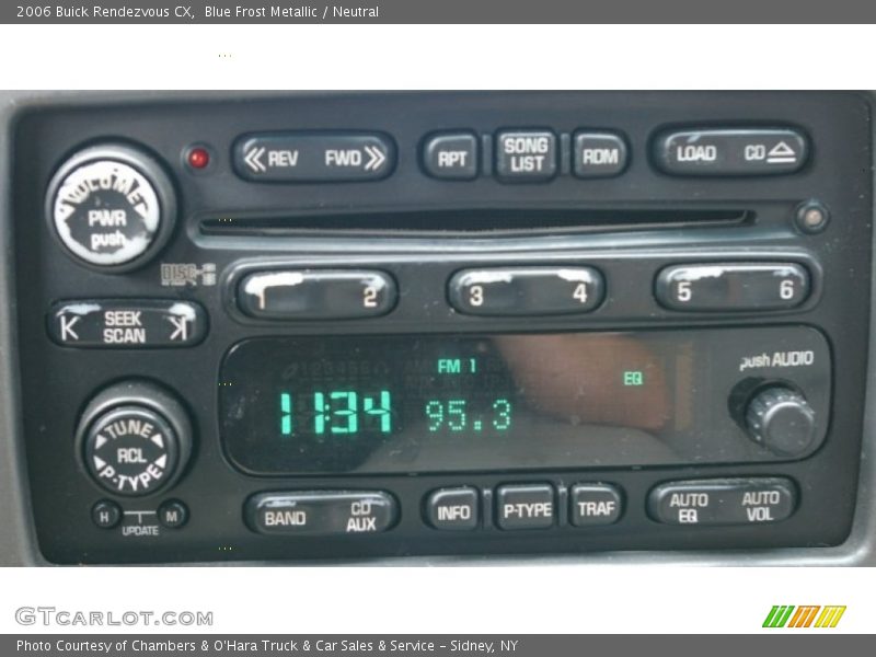 Blue Frost Metallic / Neutral 2006 Buick Rendezvous CX