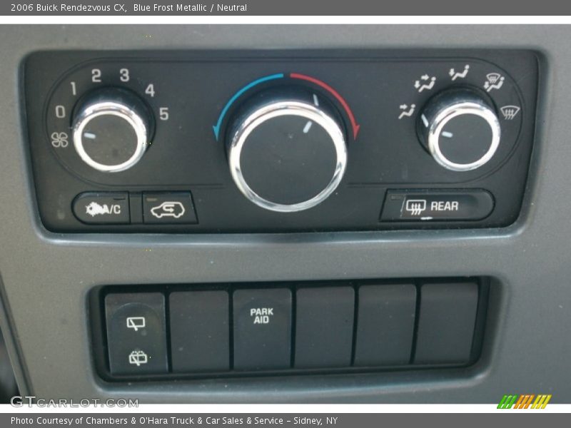 Blue Frost Metallic / Neutral 2006 Buick Rendezvous CX