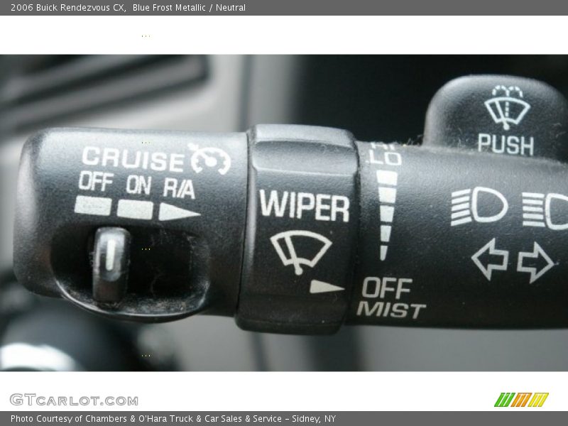 Blue Frost Metallic / Neutral 2006 Buick Rendezvous CX