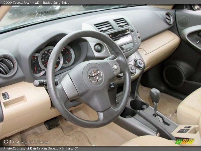 Black / Sand Beige 2009 Toyota RAV4 4WD