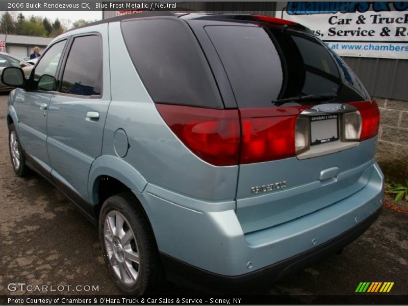 Blue Frost Metallic / Neutral 2006 Buick Rendezvous CX