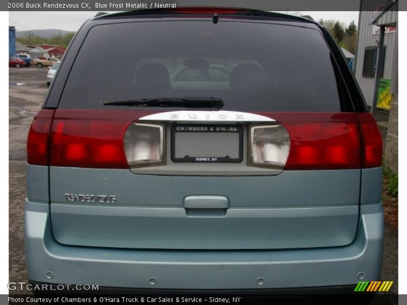 Blue Frost Metallic / Neutral 2006 Buick Rendezvous CX