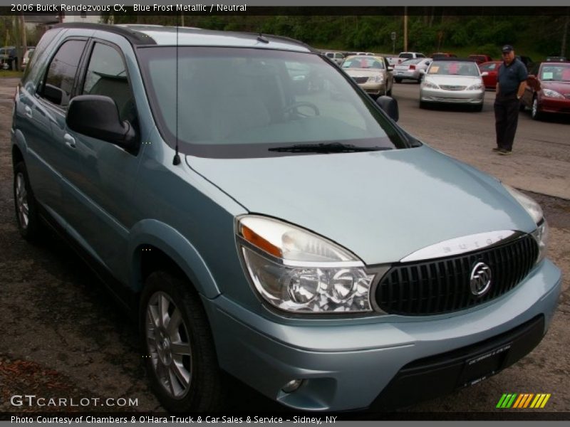 Blue Frost Metallic / Neutral 2006 Buick Rendezvous CX