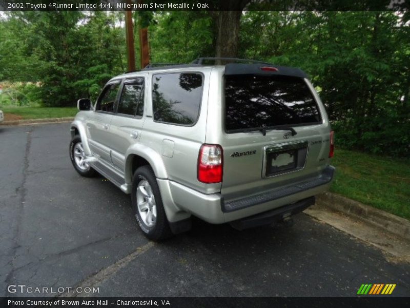Millennium Silver Metallic / Oak 2002 Toyota 4Runner Limited 4x4